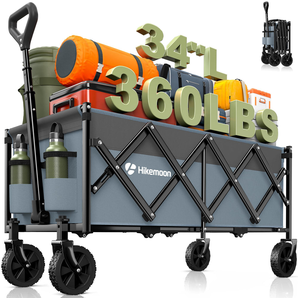 HIKEMOON front view showing long cargo bed and easy access