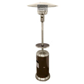 Hiland front view showing hammered bronze finish and tall heater for attractive warmth