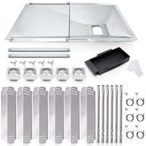 Hiorucet full replacement kit laid out for Nexgrill, simplifies grill restoration