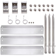 Hiorucet front kit packaging showing all included replacement parts and easy identification