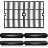 Hiorucet front view of replacement grates and shields, clear fit and durability