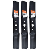 Hipa front view of 3-pack blades showing compatibility and benefit of full set replacement