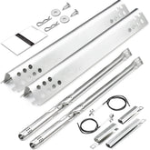 Hisencn front packaging showing full burner kit and parts, durable replacement benefit