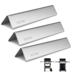 Hisencn front view of flavorizer bars showing fit and protection