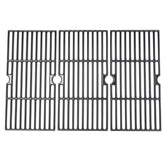 Hisencn front view of three porcelain-enameled grates showing fit and finish benefits