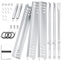 Hisencn front view of replacement grill parts kit showing organized components and easy identification