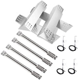 Hisencn front packaging showing complete 4-burner replacement kit and convenience