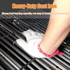 Hisencn grates next to ruler showing exact 8 5/16 by 16 15/16 inch sizing clarity