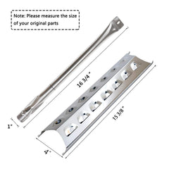 Hisencn stainless steel burner tube close-up, durable corrosion resistance