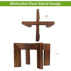 hismocal assembled stands in living room showing elevated plants and improved styling benefit