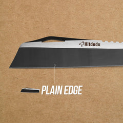 Hitdudu handle detail with paracord wrap improving grip and comfort