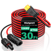 Hiutgowt front view of 30ft XT60 cable showing sturdy construction and reach