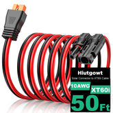 Hiutgowt cable front packaging showing XT60i connector and length benefit