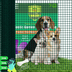 HiYi front view of rolled fence showing length and packaging benefit