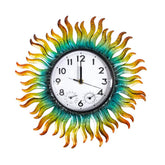 HOBYLUBY sun clock front view showing time and decorative frame benefit aesthetic appeal