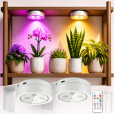 Hodilit front view puck light showing compact design and benefit of easy placement