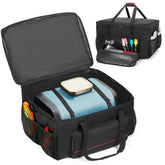 HODRANT front view of bag showing fit and easy transport benefit