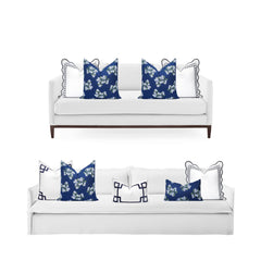 Hofdeco Premium styled on a living room sofa, enhances indoor decor with coastal charm