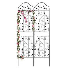 hogardeck arched trellis front view showing elegant support and curb appeal