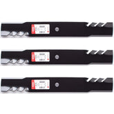 Hoiyen Oregon G3 Gator Blades front view showing three blades for clean mulching