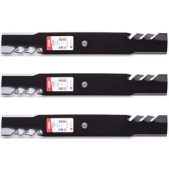 Hoiyen Oregon G3 Gator Blades front view showing three blades for clean mulching