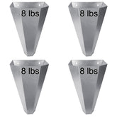 Holdly front view of cone showing secure shape and durable construction