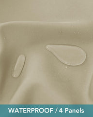 HolidayIdeas bottom tab detail that anchors curtains and reduces wind flapping