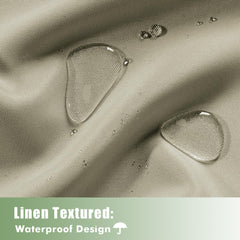 HolidayIdeas close-up of waterproof polyester fabric texture highlighting durability and water resistance