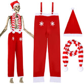 Hollowfly full costume on skeleton showcasing festive yard appeal