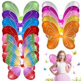 Homaisson front view of colorful butterfly wings showing design and sparkle benefit