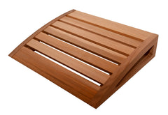 Home Sauna Experience cedar headrest front view showing modern design and comfort