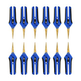 HOMEANING front packaging showing 12 blue pruning shears and kit benefits