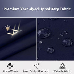 HOMELYSIAN close-up of Oxford fabric texture for water resistance and easy cleaning