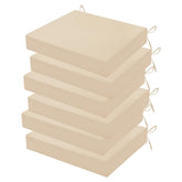 HOMELYSIAN front view of beige cushion set showing neat aesthetic and uniform size