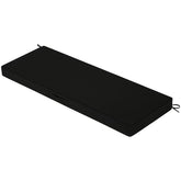HOMELYSIAN front view of bench cushion showing sleek waterproof finish and neat edges