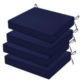 HOMELYSIAN front view of four navy cushions showing coordinated set and stylish appeal