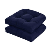 HOMELYSIAN front view of navy cushions showing paired set and neat finish