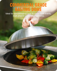 homenote top view of 7-inch cast iron press showing solid surface for even sear