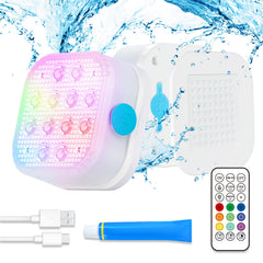 Homly vista frontal del pack de 2 luces mostrando colores y diseño