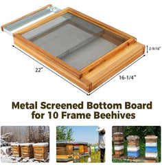 Honey Lake close-up of woven wire mesh for ventilation and pest prevention