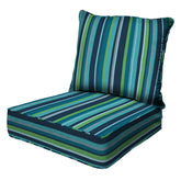 Honeycomb front view of deep seat cushion showing tailored edges and color for curb appeal