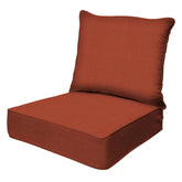Honeycomb front view on patio chair showing clean styling and comfort