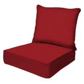 Honeycomb front view of deep seat cushion set showing neat finish and curb appeal