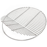 Hongso stainless steel 18.5" round grate front view showing full cooking surface and brand fit