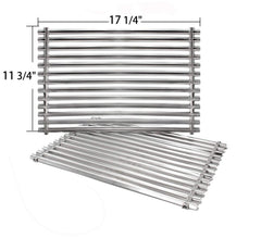 Hongso close-up of SUS304 grate bars showing smooth finish for easier cleaning