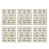 Hongso ceramic radiants front view showing 6-piece kit and fit benefits