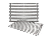 Hongso front view of replacement grates showing Weber fit and clear benefit of compatibility