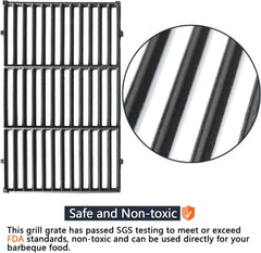 Hongso grates and bars beside ruler showing accurate OEM-compatible dimensions