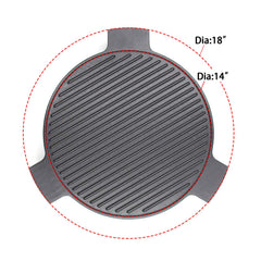 Hongso close-up of cast-iron texture highlighting durable material and heat retention