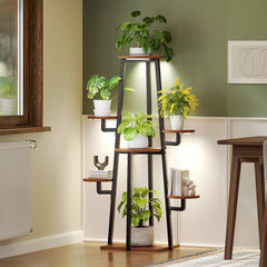 HOOBRO detail of circular and rectangular shelf shapes maximizing space